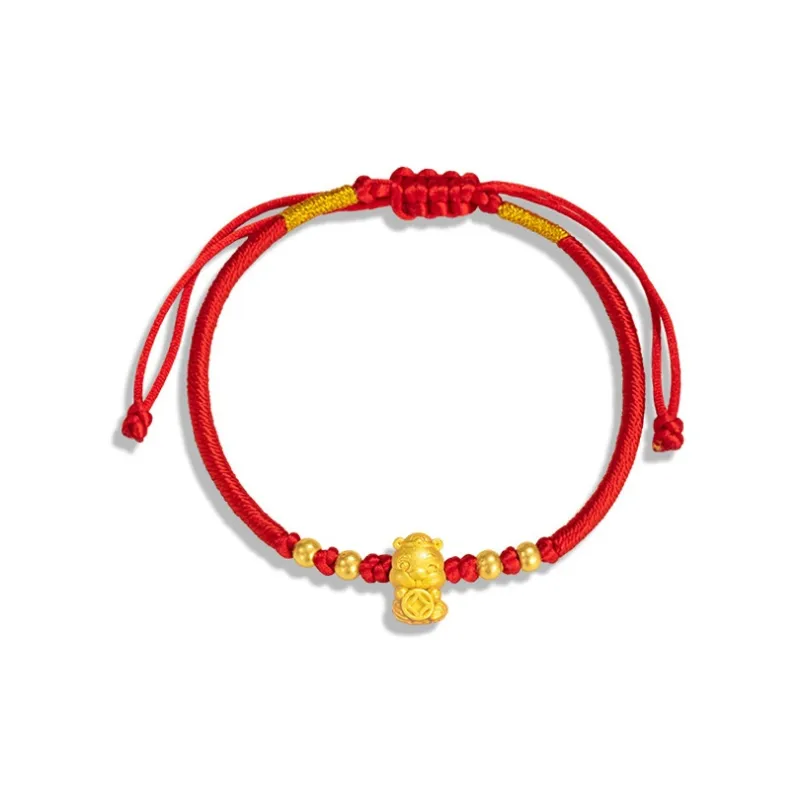 YUOFFICIAL 999 Fine Silver Adjustable Woven Rope Fashion Individual Versatile Elegance Luxe Design Bracelets Unisex-15