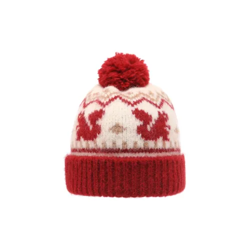 FREE RABBITⅡ Fall And Winter Thickened Warm Versatile Face And Ear Protector Knitted Hat Unisex