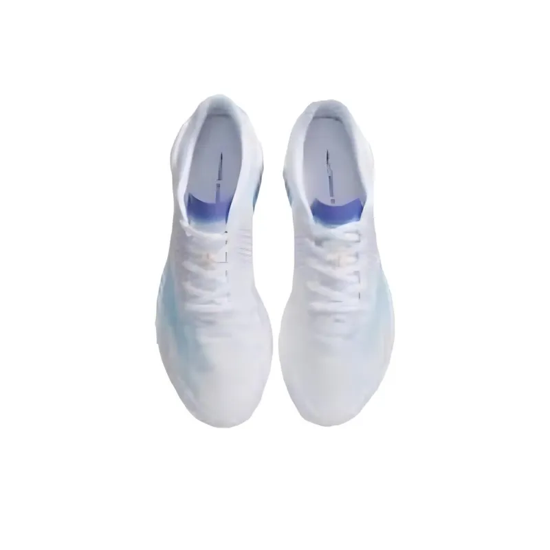 LiNing Super Light 20 Cushioned Slip Resistant Abrasion Resistant Low Top Casual Running Shoes Men's White Blue-2