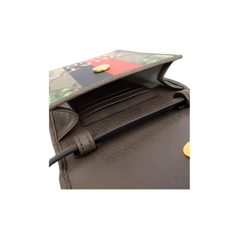 GUCCI PVC Crossbody Bag Shoulder Bag Unisex Brown Multicolor-3