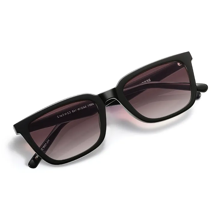 BERTHA Plate Frame Square Sunglasses Unisex-3