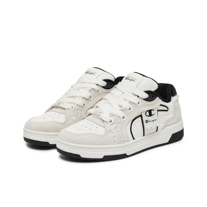 Champion Street Skater 1 Low Top Skateboard Shoes Unisex Black White-2