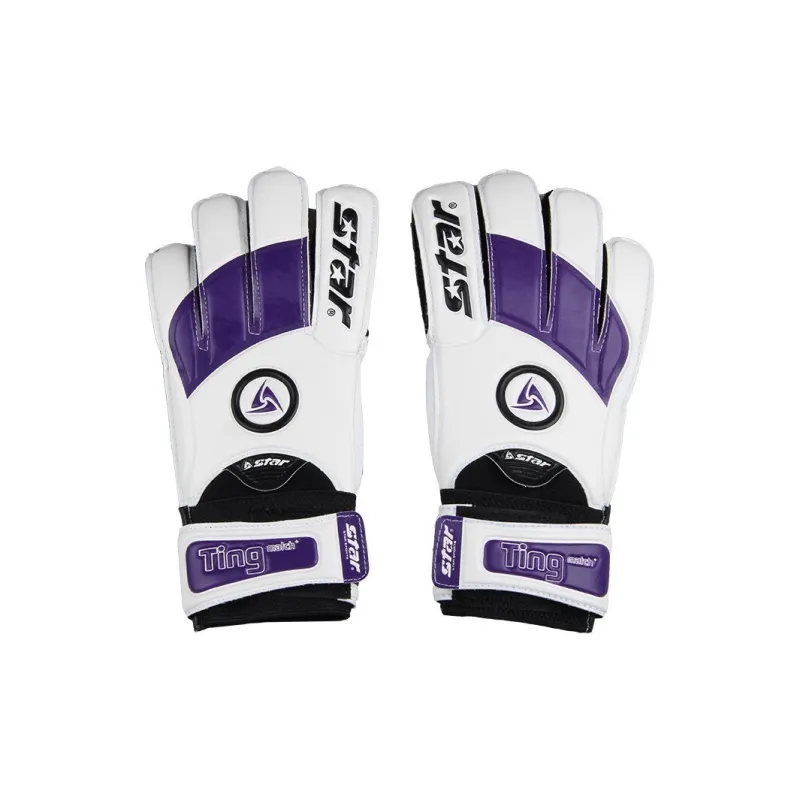 Star Goalkeeper Gloves LATEX PVC Latex Longmen Jiao S Unisex-0