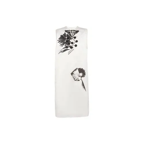 PRADA Sleeveless Dresses Women's White