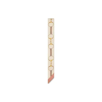 GUCCI Mulberry Silk Silk Scarves Women's Light Pink