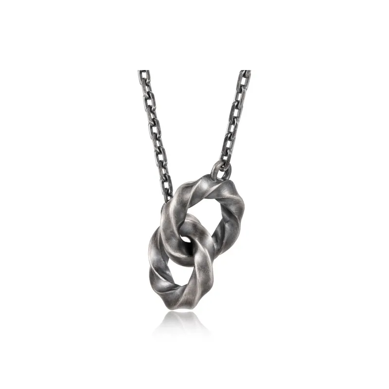 IDEAGEMER S925 Silver Necklaces Men's-2