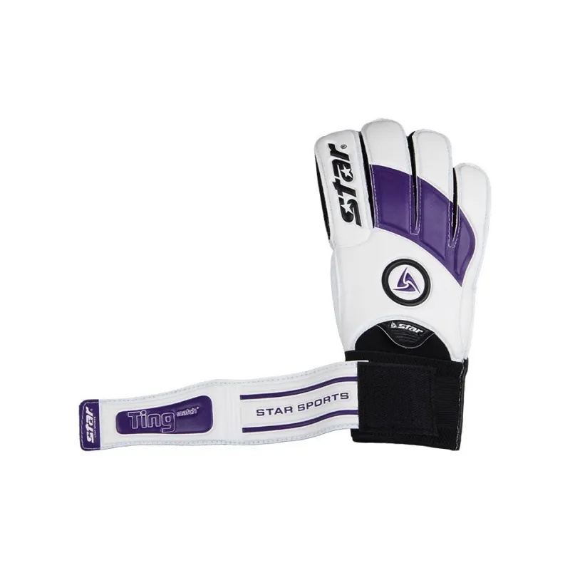 Star Goalkeeper Gloves LATEX PVC Latex Longmen Jiao S Unisex-4