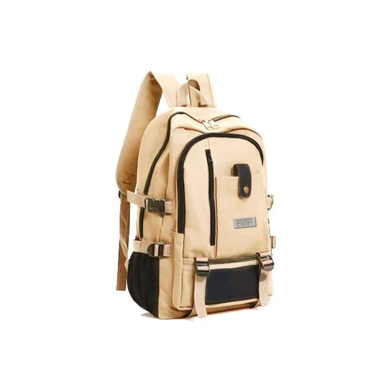 Mulinsen Polyester Backpack Regular Unisex Black Khaki/Brown/Army Green/Light Khaki-12