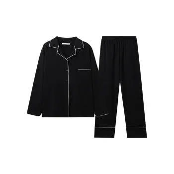 XIAFENYAN Pajama Set Women's Black