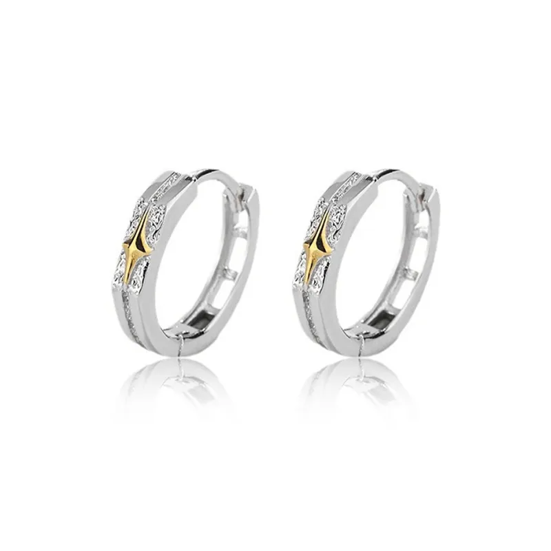 FOREVER MELODY 925 Sterling Silver Earrings Unisex-0