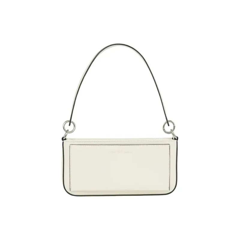 CALVIN KLEIN PU Handbag, Shoulder Bag Trumpets Women's White-1