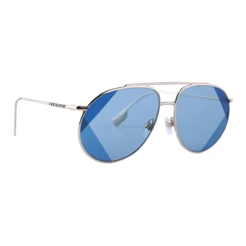Burberry Polycarbonate Aviator Sunglasses Unisex Gold