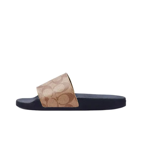 COACH Slide Slippers Men's Brown