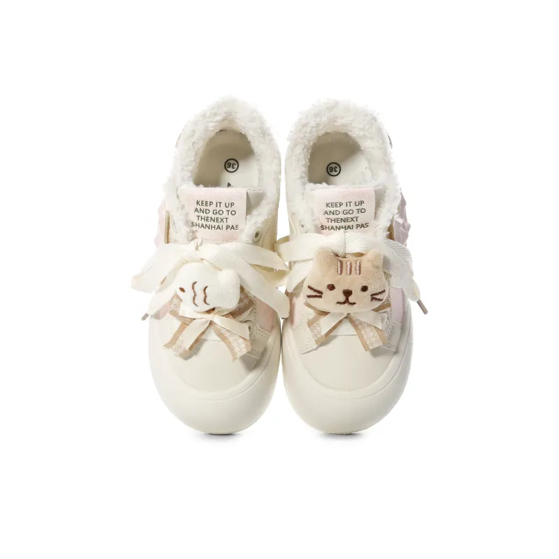 FULLXUAN Skateboard Shoes Women's Low Top White-30