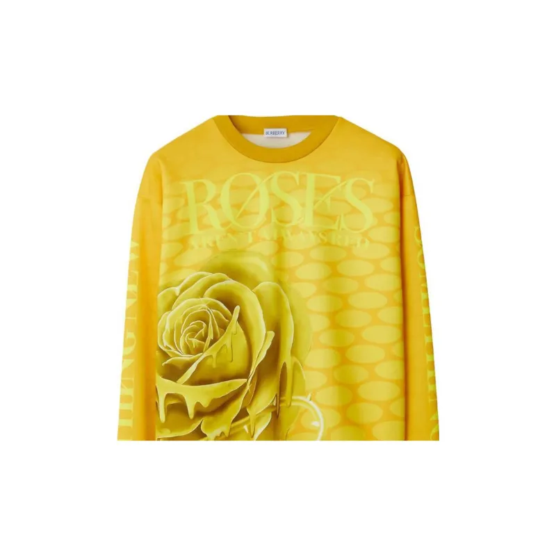 Burberry Rose Jersey T Shirt-4