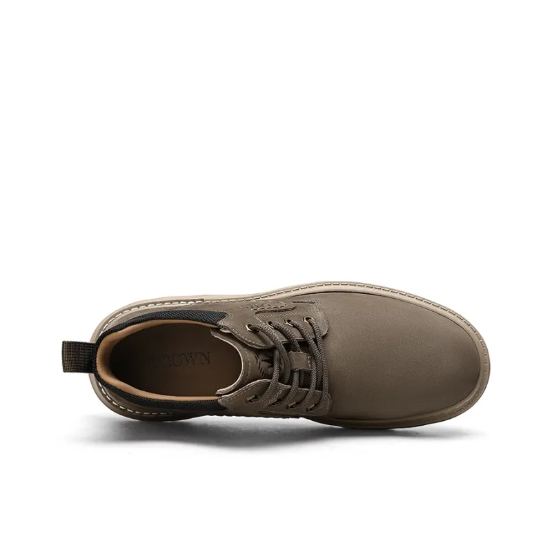 CROWN Work Boots Men Low Top Black-2