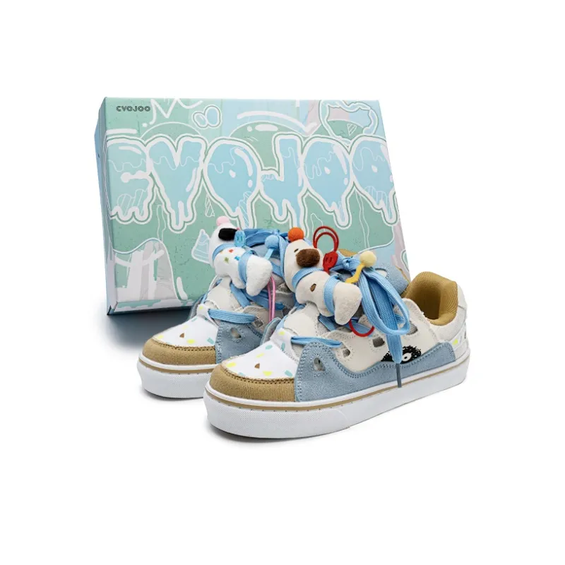 CVOJOO Non-slip Lightweight Low-Top Skateboard Shoes Unisex-65