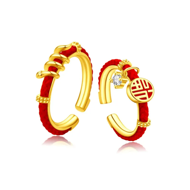 VOEX Sterling Silver Couple Rings Unisex-7