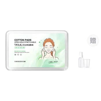 Oeiez Stretchable Facial Cotton For Wet Application Combination Mesh Hydrating Tencel Makeup Cotton Pads
