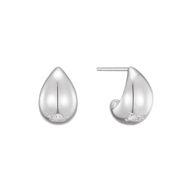 Tatiana Brass Earrings Women's Silver-0