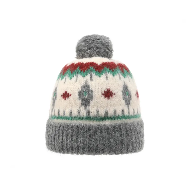 FREE RABBITⅡ Fall And Winter Thickened Warm Versatile Face And Ear Protector Knitted Hat Unisex-2