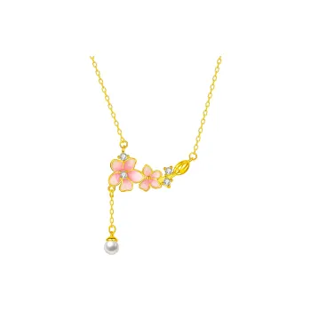 D.Get S925 Silver Necklaces Unisex Present Box Good Luck