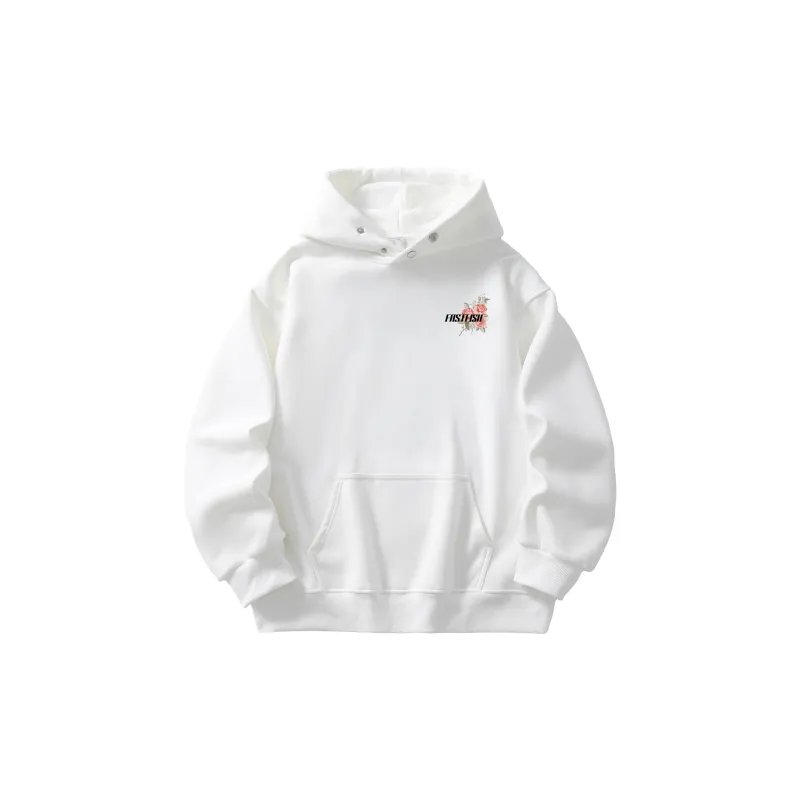 FASTFISH Sweatshirt Unisex White Heather Gray-5