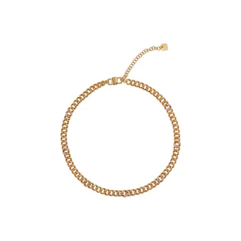 FANGFANGMARCEAU White Gold Plated Copper Necklaces Unisex
