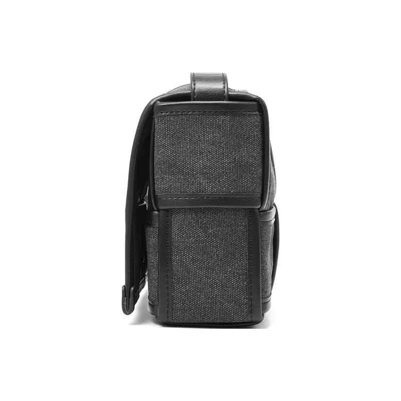 Yawei Kuroda Canvas Canvas Bag Crossbody Bag Small Size Unisex Gray-3