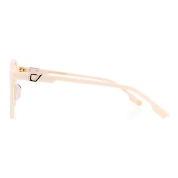 LAPIZ SENSIBLE. Acetate Oval Sunglasses Unisex White-4