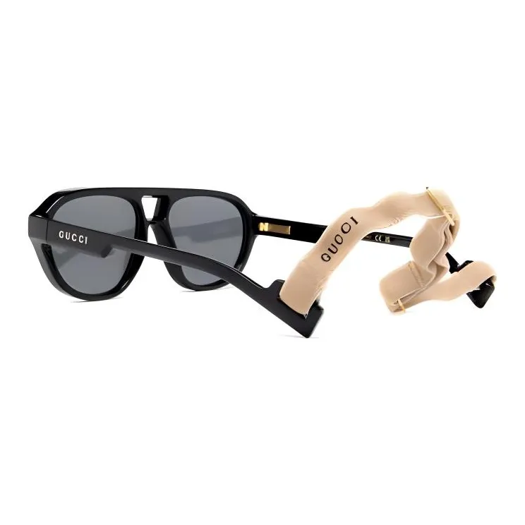 GUCCI Sunglasses Men Black-2