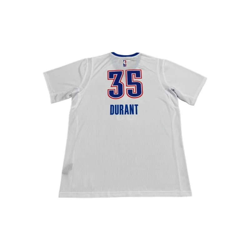 Adidas x NBA Oklahoma Thunder KD SW Basketball Jerseys Unisex White-1