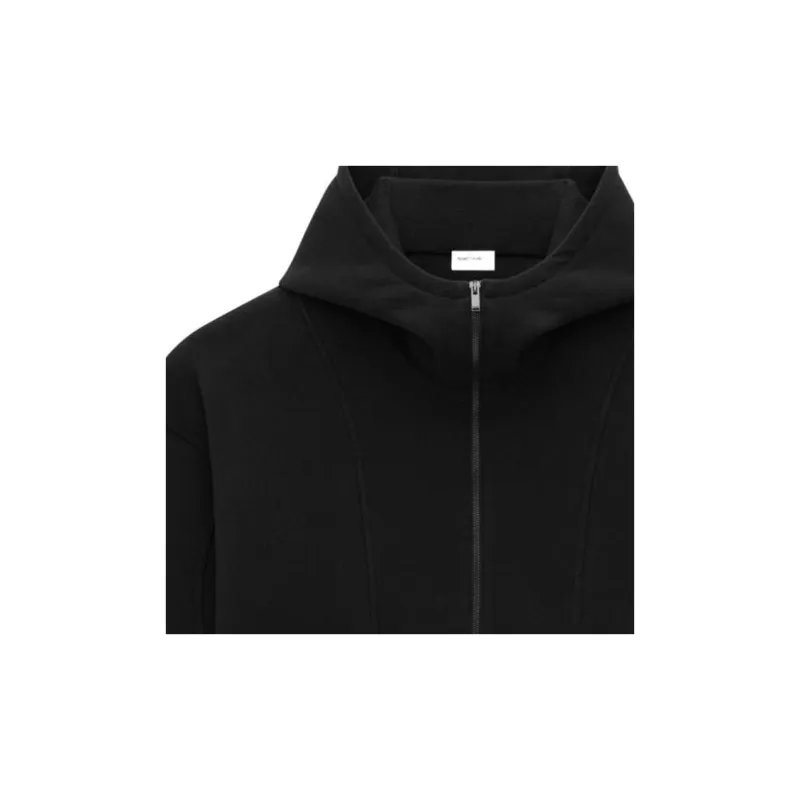 SAINT LAURENT Half Zipped Long Sleeved Hoodie-2