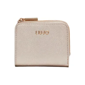 LIU·JO PU Card Clip Card Holder Regular Women's Gold
