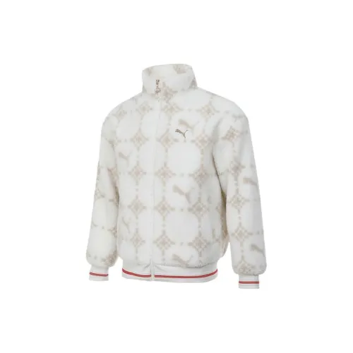 PUMA Velvet feel Coat Men's White