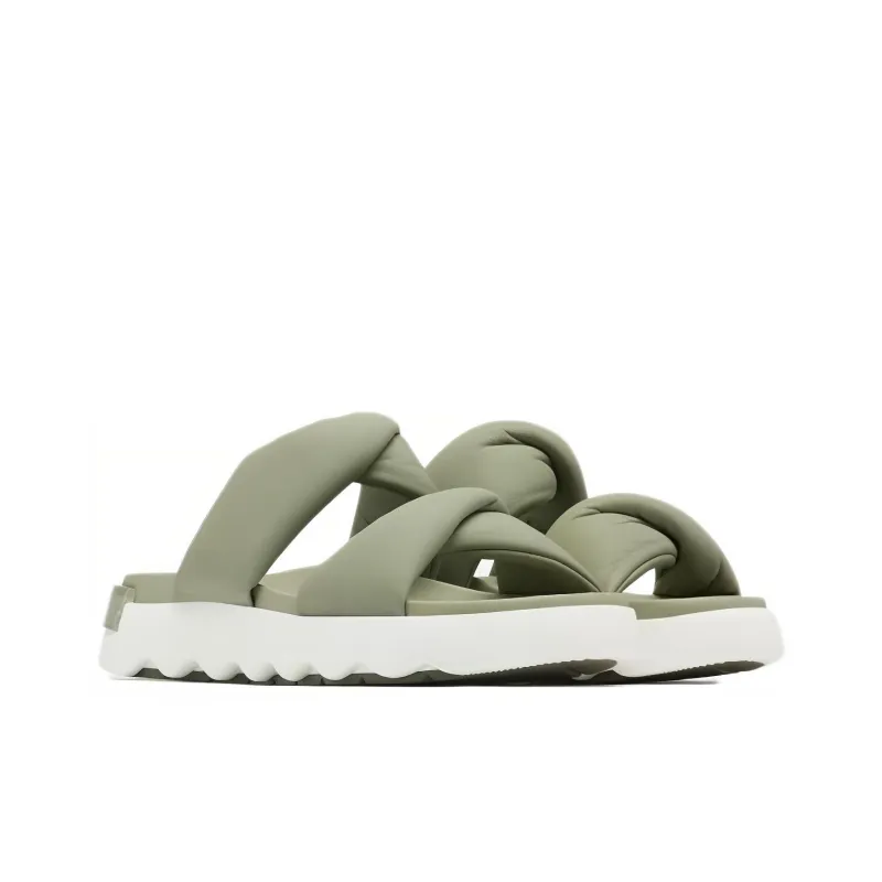 SOREL Rubber Sole Slide Slippers Women's Green-2