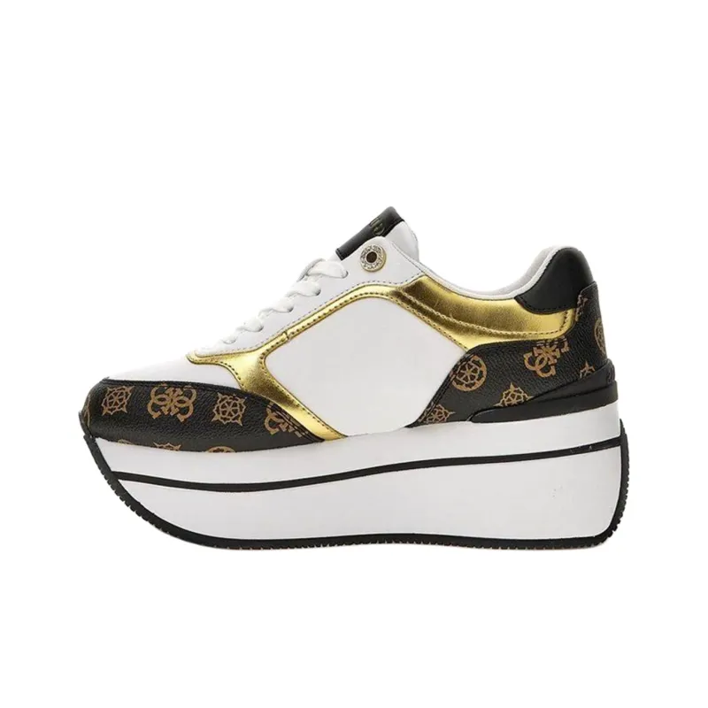 GUESS Camrio Low Top Skateboard Shoes Women's Gold-0