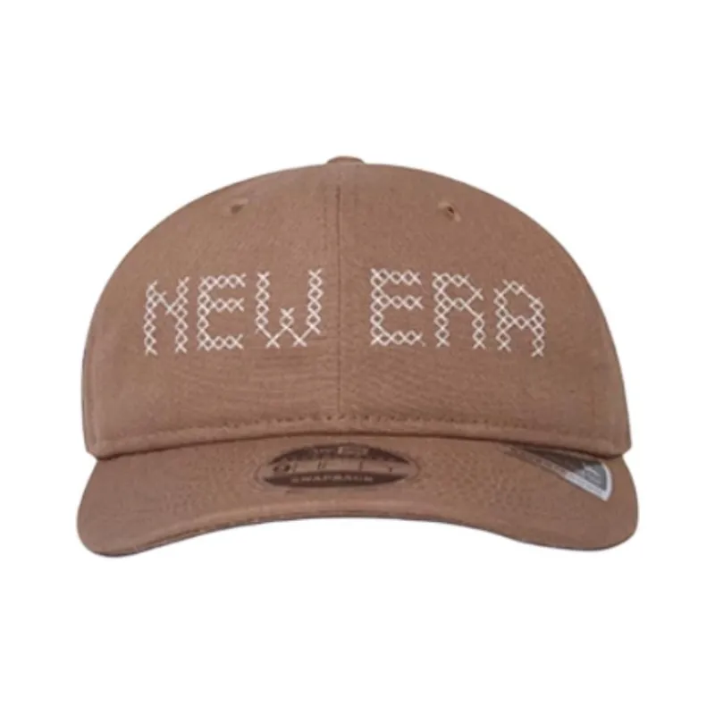 New Era Cotton Baseball Caps Unisex Khaki-1