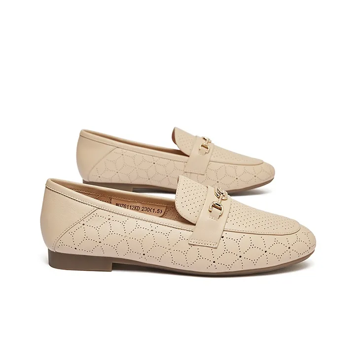 HANG TEN Loafers Women's Black/Apricot-11