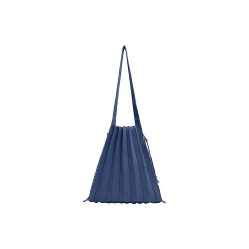 AOC Knitted Fabric Handbag Shoulder Bag Medium Size Women's Medium Strong Blue