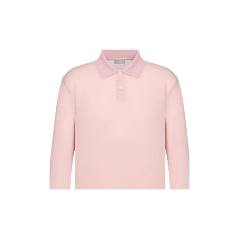 DIOR FW22 Polo Shirt Men's Pink-3