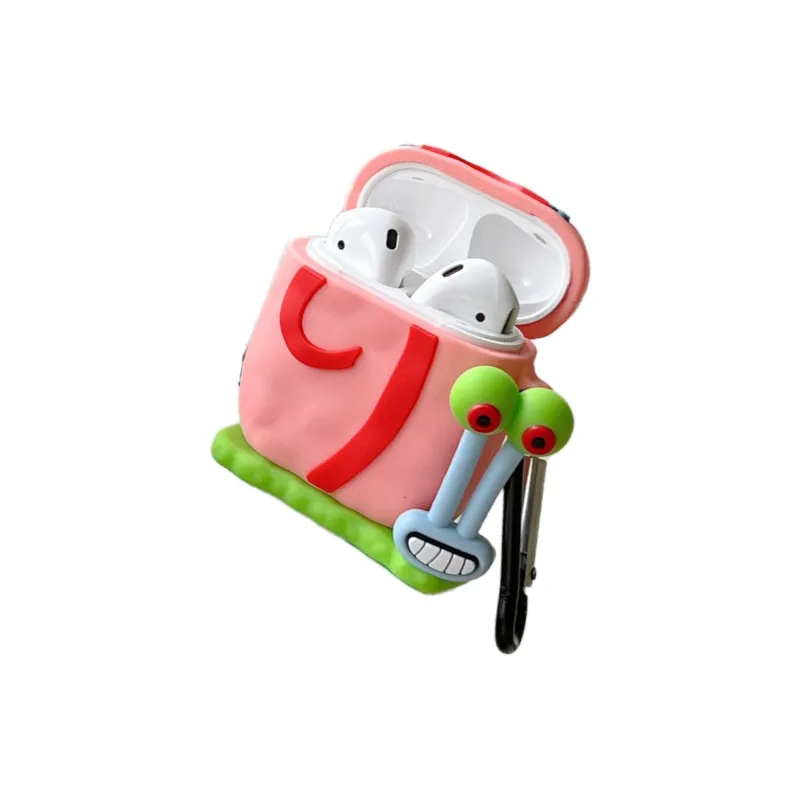 BYZ Compatibility Apple AirPods Pro 1/2 Silicone Little Snail Headphone Soft Shell-1