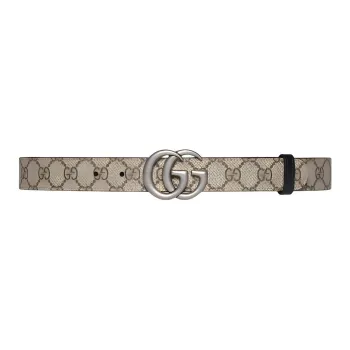 GUCCI Gg Marmont Reversible Thin Belt