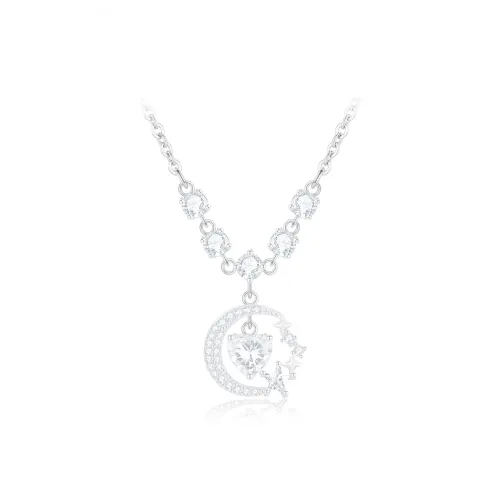 PRETTY DIARY Zircon Alloy Necklaces Women's