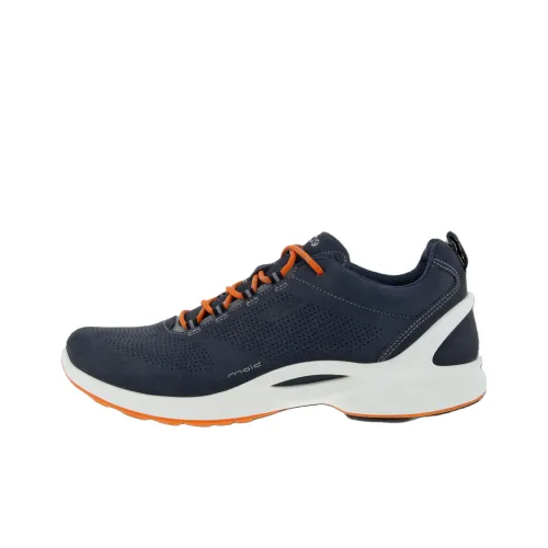 Ecco Biom Fjuel Abrasion Resistant Low Top Casual Shoes Men's Blue