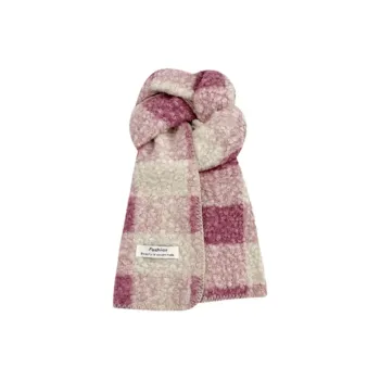 PISHUSHU Polyester Knit Scarves Unisex