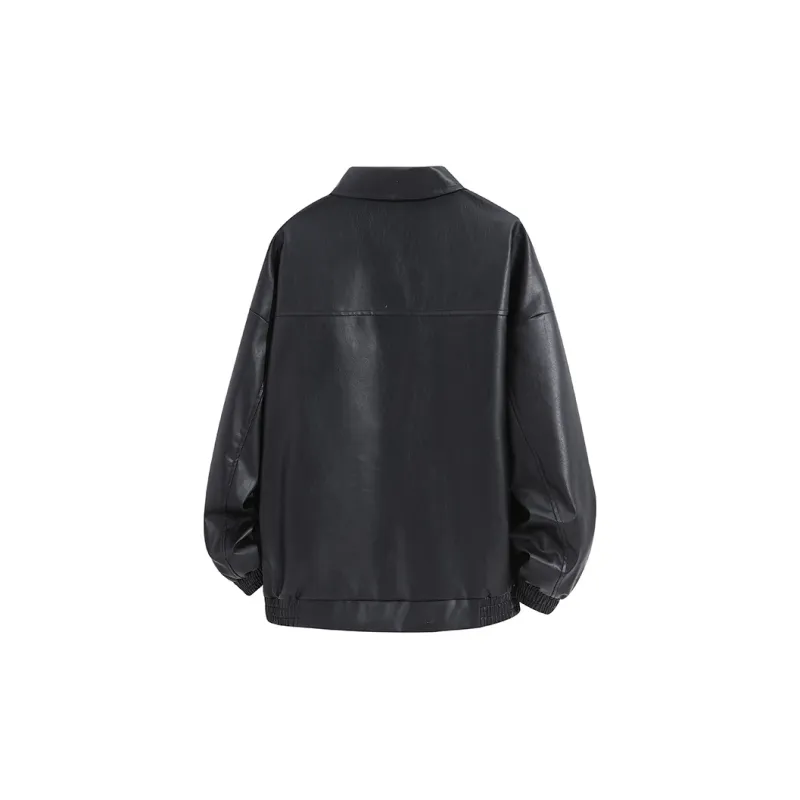 Supremo Cat Leather Jacket Unisex-1