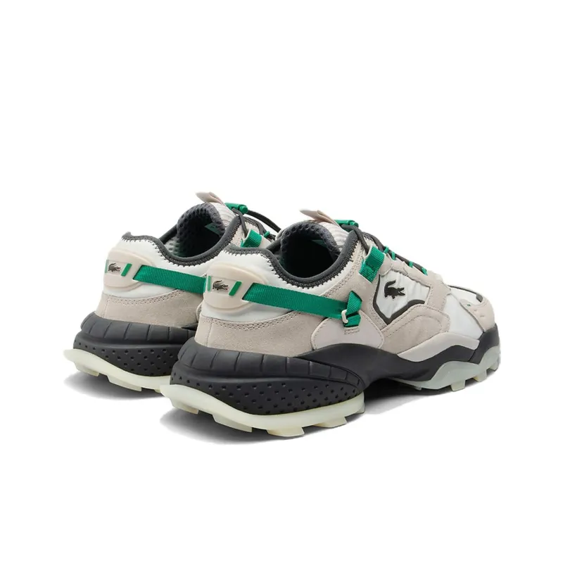 LACOSTE L-Guard Breaker Slip-Resistant Low-Top Casual Shoes Men's Beige Gray Green-2