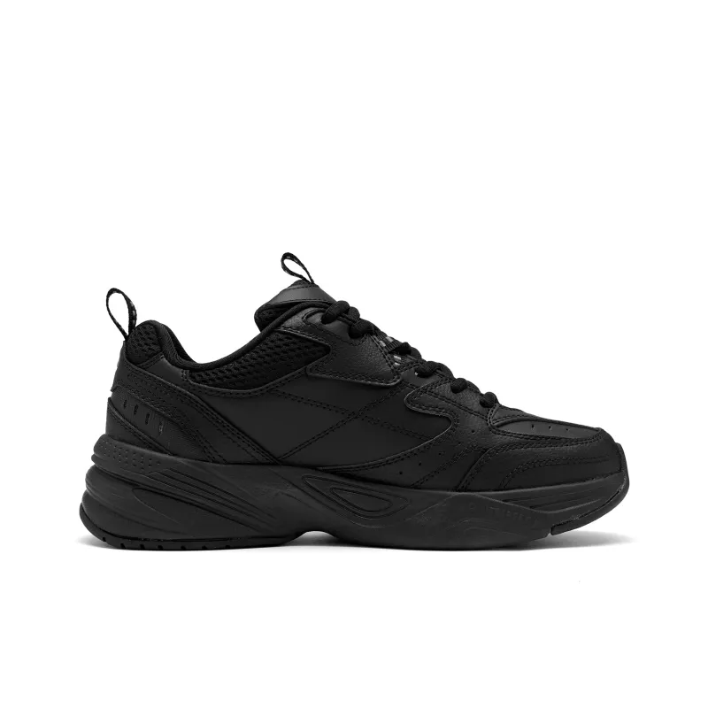 QIAODAN Abrasion Resistant Shock Absorbers With Slip Resistant Features Low Top Badminton Shoes Women's Black-1