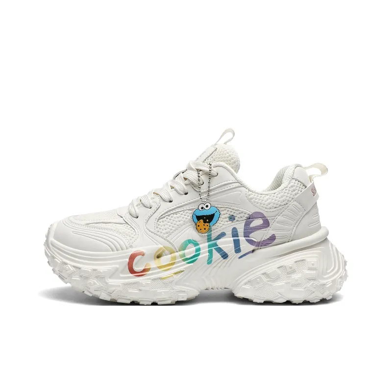 SESAME STREET Cushioning Slip Resistant Breathable Lightweight Height Increasing Thermal Low Top Casual Shoes Unisex-1